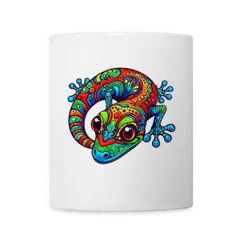 Gecko - Tasse - Weiß - Vorne