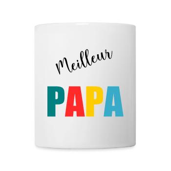 NOËL. ANNEE. ANNIVERSAIRE. RETRAITE. PAPA. MAMAM. - Mug blanc - blanc - Devant