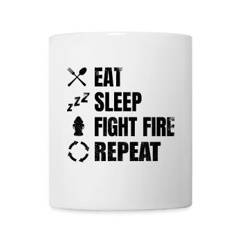 Fire brigade routine - Mug - white - Front