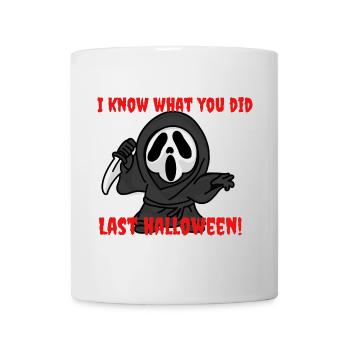 Geister-Slasher Halloween Motiv - Tasse - Weiß - Vorne
