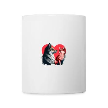 Mes Bébés Sont Mes Valentin - Mug blanc - blanc - Devant