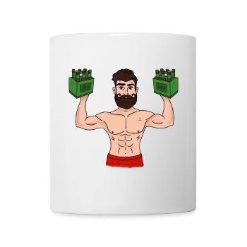 Sixpack Träger - Tasse - Weiß - Vorne