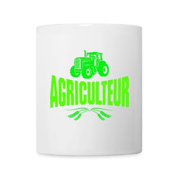 agriculteur, agriculture, paysan - Mug blanc - blanc - Devant