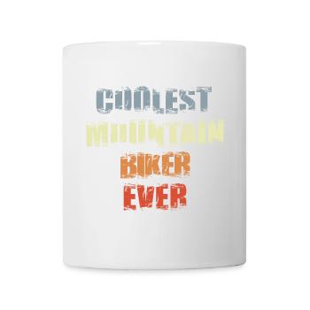 Funny mountain biker - Mug - white - Front