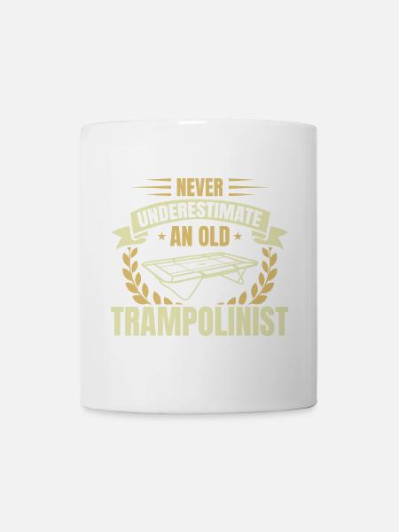 Trampolin Großvater - Tasse - Weiß