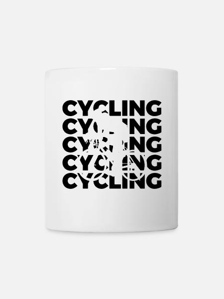 Funny cyclist - Mug - white