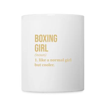 Boxing Girl Funny Quote - Mug - white - Front
