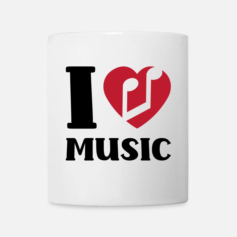 I love music - Tasse - Weiß