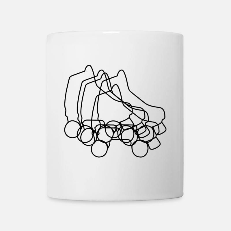 Rollschuhe Skizze - Tasse - Weiß