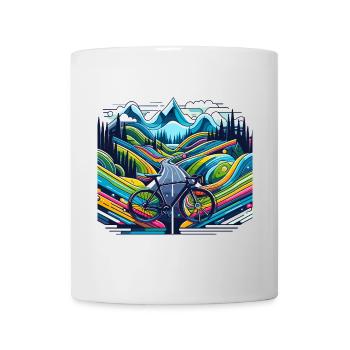 Road, Road, Mountain - Mug - white - Front