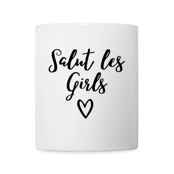 filles, salut les girls, meilleures amies - Mug blanc - blanc - Devant