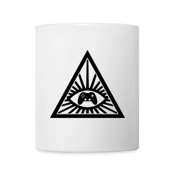 The All-Seeing Gamer's Eye - Mug - white - Front