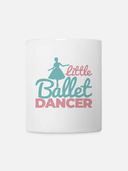 Ballerina Mädchen - Tasse - Weiß