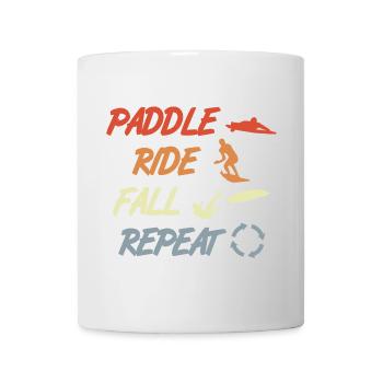 Paddle Surf Repeat - Mug - white - Front