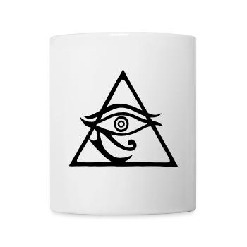 The Black Pyramid of the God Horus - Mug - white - Front