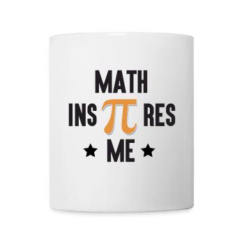 Pi Day - Mathe inspiriert mich - Tasse - Weiß - Vorne