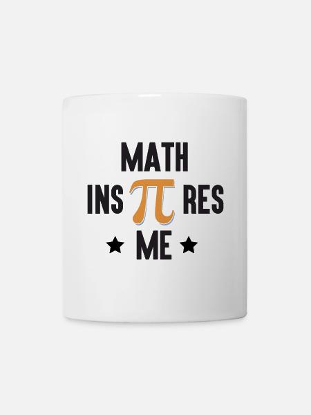 Pi Day - Les mathématiques m’inspirent - Mug blanc - blanc