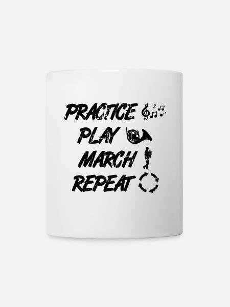 Waldhornist Routine - Tasse - Weiß