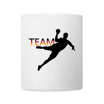 Handballer, équipe d’Allemagne, Championnat d’Europe Symbole - Mug blanc - blanc - Devant