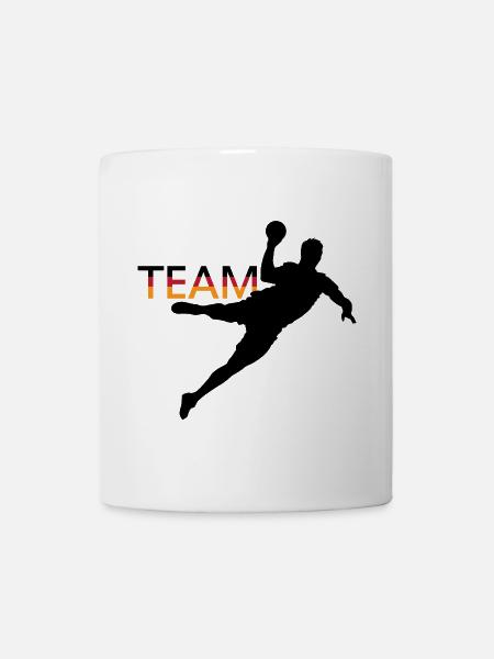 Handballer Handball Team Deutschland EM Symbol - Tasse - Weiß