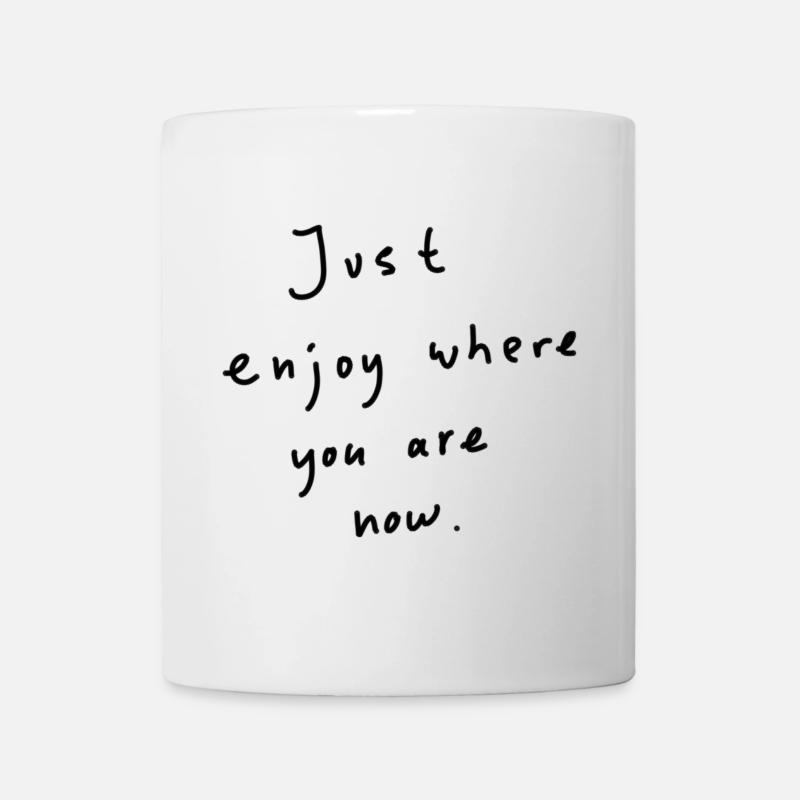 Just enjoy - Mug - white