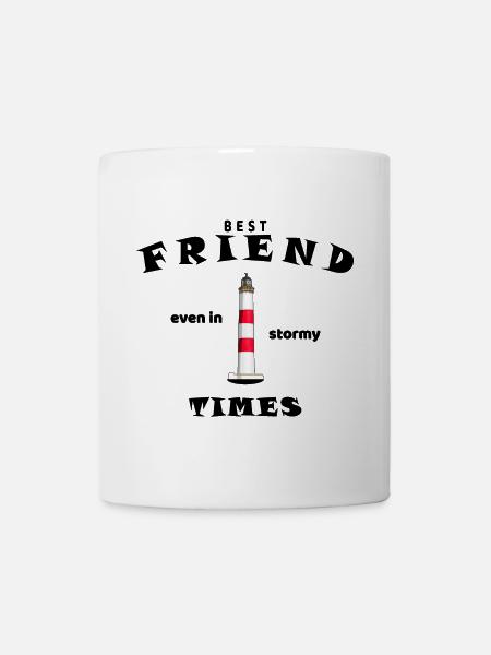 Meilleur Ami, Meilleur Ami, Amis, Anglais - Mug blanc - blanc