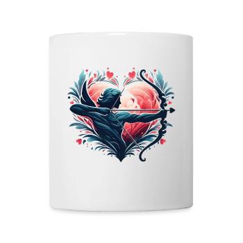 Illustration d’Archer de cœur mythique - Mug blanc - blanc - Devant