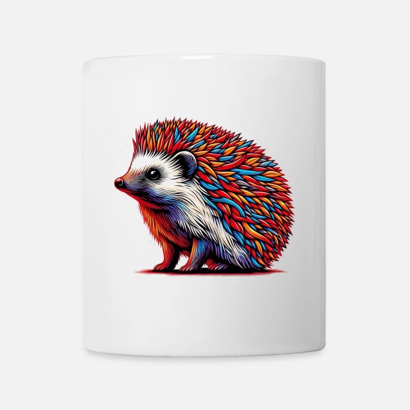 Igel - Tasse - Weiß