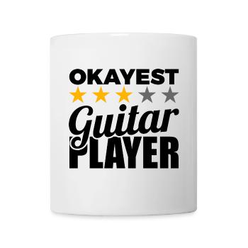 Okayest Guitar Player - Mug - white - Front