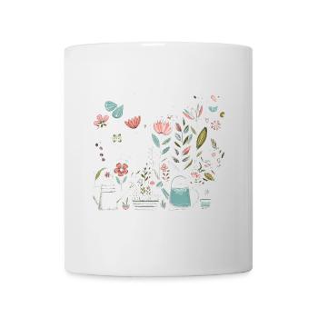 Let It Grow Spring Flowers Garden Love - Mug - white - Front