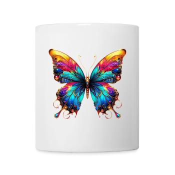 Schmetterling - Tasse - Weiß - Vorne