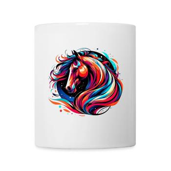 Cheval - Mug blanc - blanc - Devant