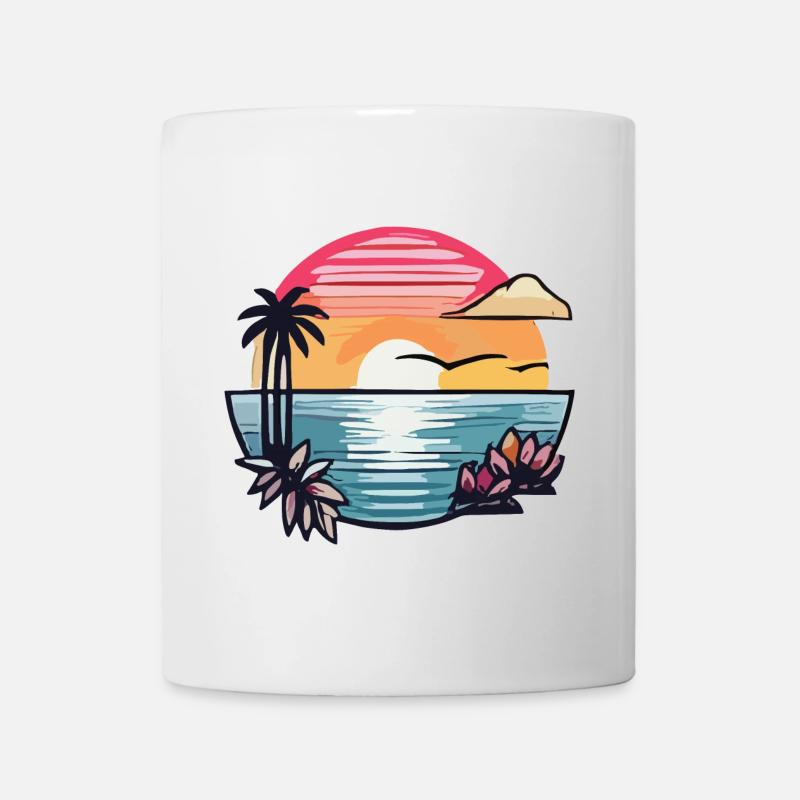 Été - Mug blanc - blanc