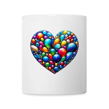 Colorful Heart - Mug - white - Front