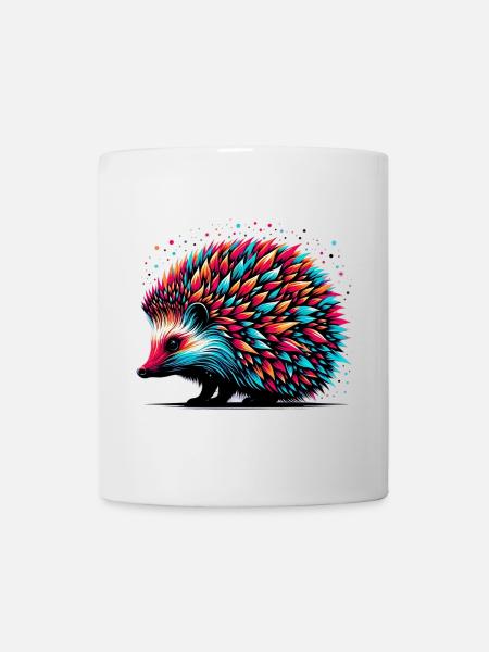 Hérisson - Mug blanc - blanc