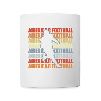American Football Retro Look - Mug - white - Front
