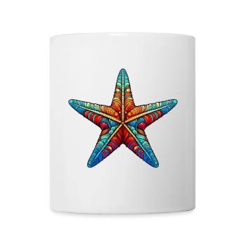 Seestern - Tasse - Weiß - Vorne