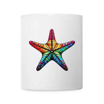 Étoile de mer - Mug blanc - blanc - Devant