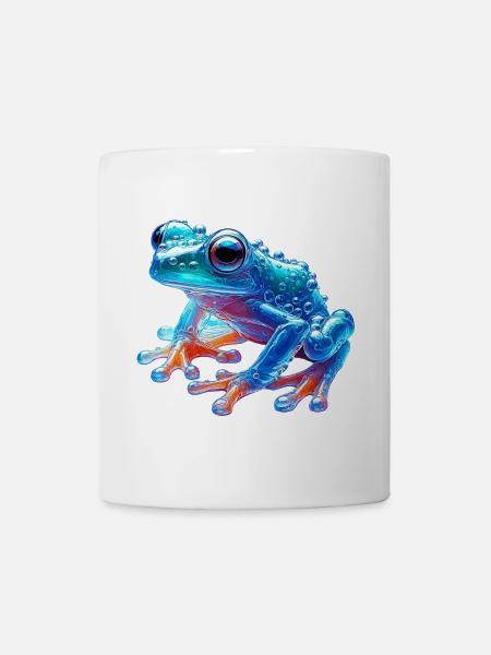 Frosch - Tasse - Weiß