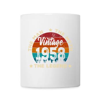 Vintage 1958 Legend Circle - Mug - white - Front