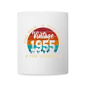 Jahrgang 1955 Legende - Tasse - Weiß - Vorne
