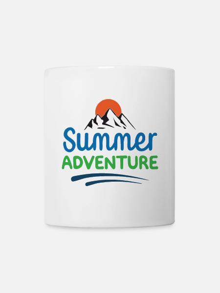 Sommer-Abenteuer - Tasse - Weiß