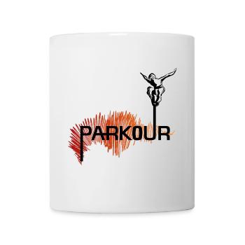 Parkour Ninja - couleur - Mug blanc - blanc - Devant