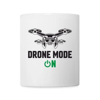 Drohnen-Modus Ein - Tasse - Weiß - Vorne