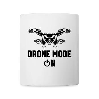 Drohnen-Modus Ein - Tasse - Weiß - Vorne