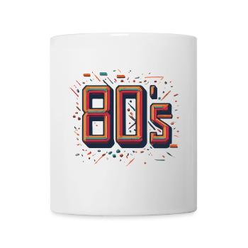 Glowing Neon 80s Design - Mug - white - Front
