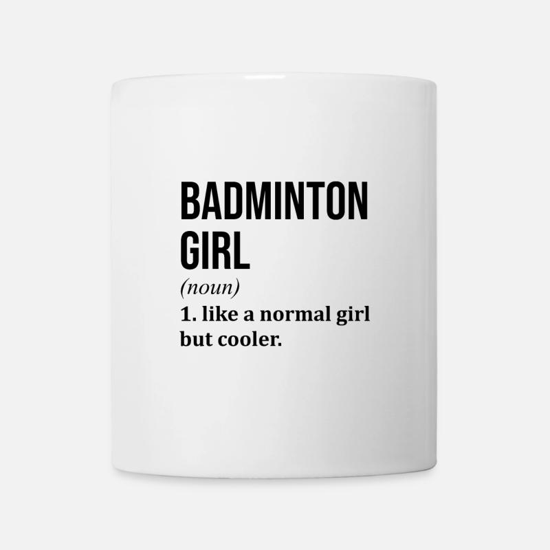 badminton - Kubek - biały