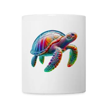 Schildkröte - Tasse - Weiß - Vorne