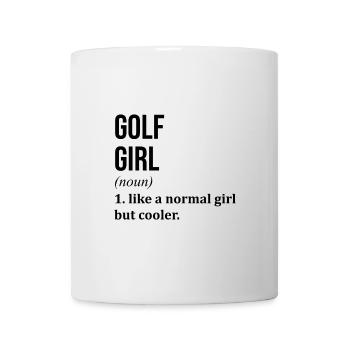 Golf - Tasse - Weiß - Vorne