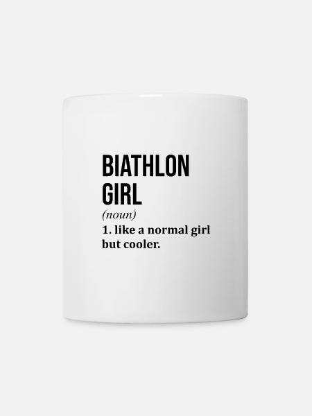 Biathlon Biathlon Biathlon - Mug blanc - blanc